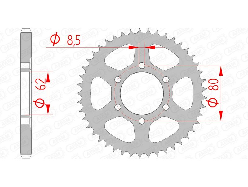 Afam Steel Standard Takkarkka 12203 - 428