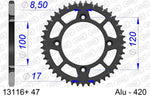 AFAM ALUMINUM ULTRA -LIGHT HARD ANODIZED REAR SPROPET 13116 - 420