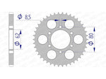 AFAM ALUMINUM ULTRA -LIGHT HARD ANODIVIED REAR SPROPET 13208 - 428