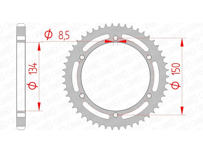 Afam Steel Standard Takkarkka 16203 - 428