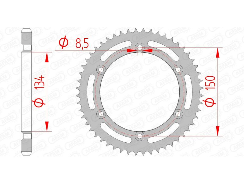 Afam Steel Standard Takkarkka 16207 - 428