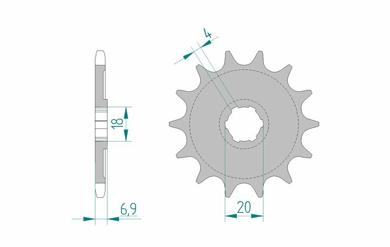 AFAM Steel Standard Front Spack 20204 - 520