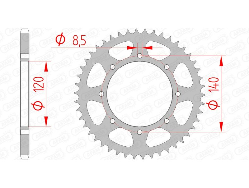 Afam Steel Standard Takkarkka 16600 - 520