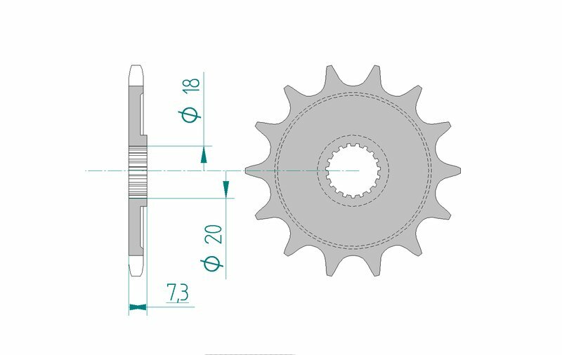 AFAM Steel Standard Front Spack 20206 - 520