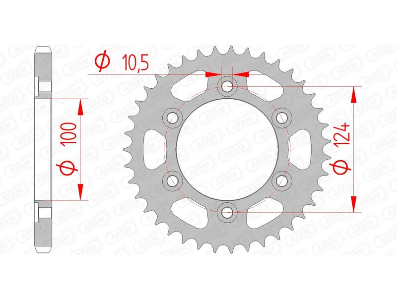 Afam Steel Standard Takkarkka 50609 - 525