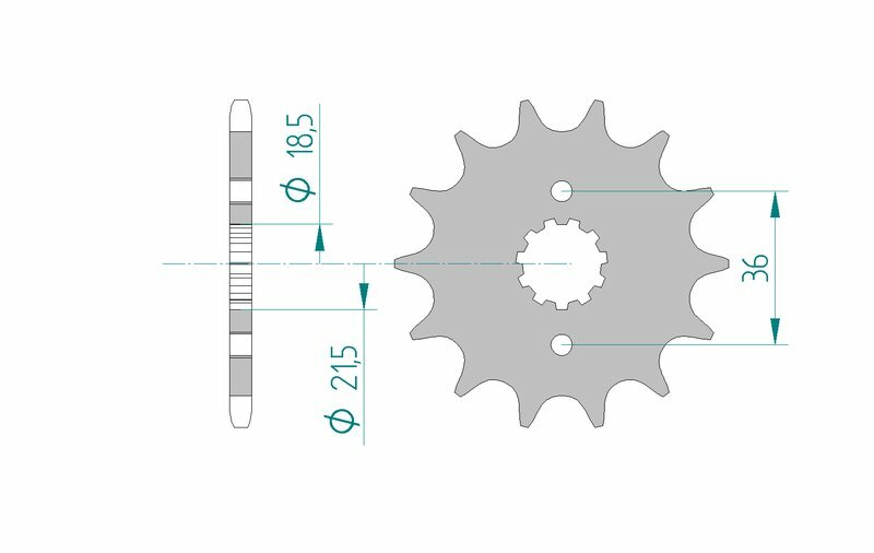 AFAM Steel Standard Front Spack 20304 - 520