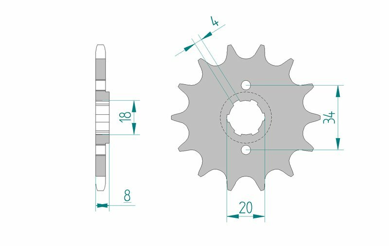 AFAM Steel Standard Front Spack 20306 - 520