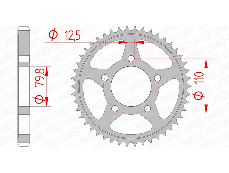 Afam Steel Standard Takkarkka 86600 - 530