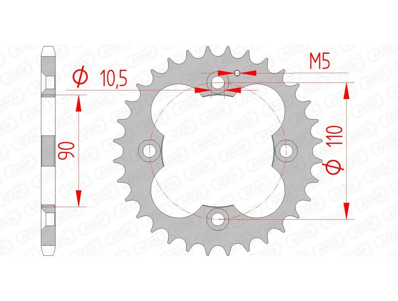 Afam Steel Standard Takana 92324 - 520