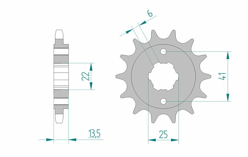 AFAM Steel Standard Front Spack 20506 - 525