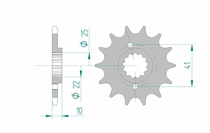 AFAM Steel Standard Front Spack 20509 - 520