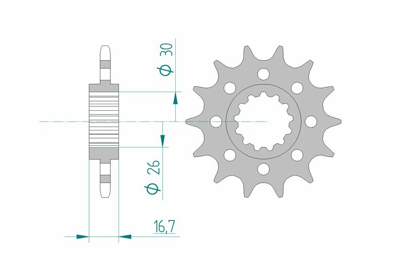 AFAM Steel Standard Front Strock 20613 - 520