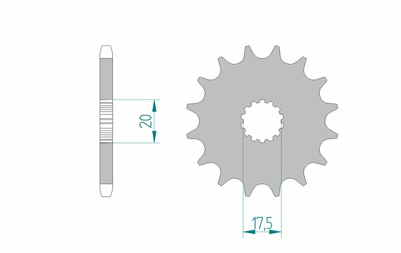 AFAM Steel Standard Front Spack 21202 - 428