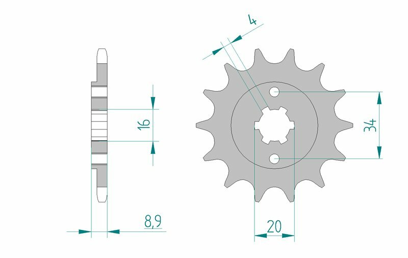 AFAM Steel Standard Front Spack 21300 - 520