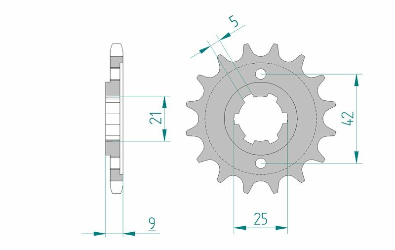 AFAM Steel Standard Front Spack 21304 - 428