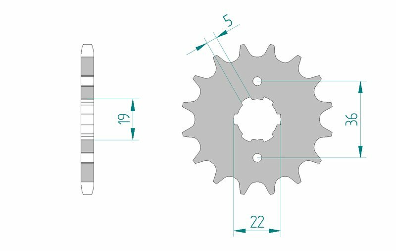 AFAM Steel Standard Front Spack 21305 - 428