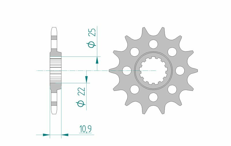 AFAM Steel Standard Front Spack 21603 - 520