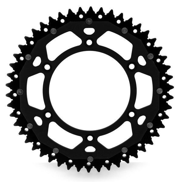 Taide kaksikomponentit alumiini/teräs Ultra-kevyt itsepuhdistus Reaar Sprock 460-520 Art-460-49-blk