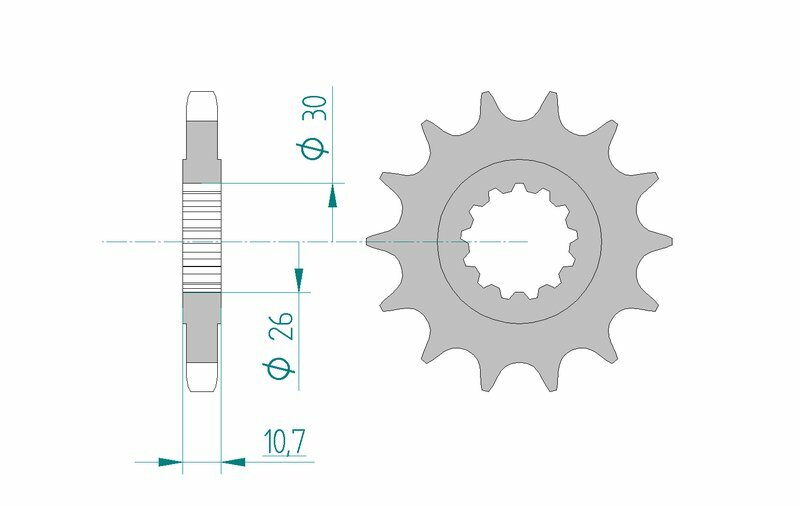 AFAM Steel Standard Front Spack 21801 - 530