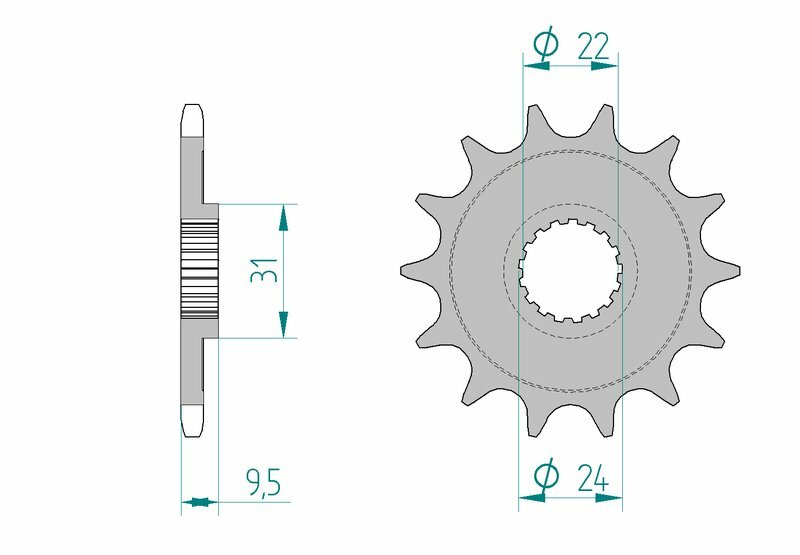 Afam Steel Standard Front Stmack 22406 - 520