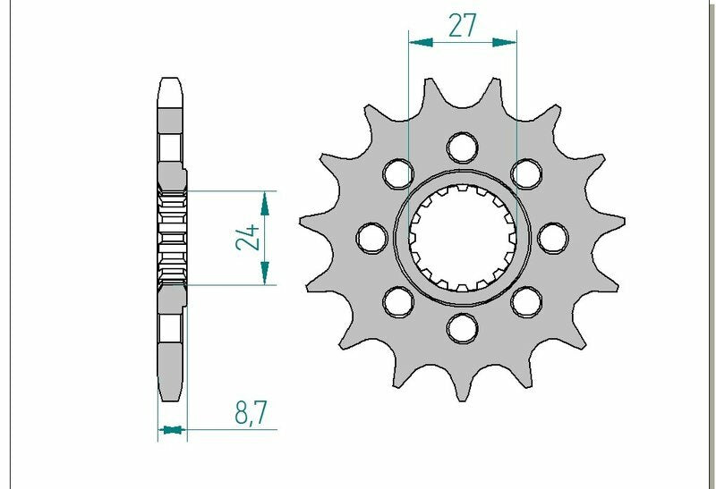 AFAM Steel Standard Front Stmack 22901 - 525