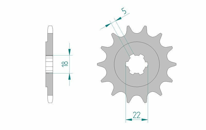 AFAM Steel Standard Front Spack 24201 - 520