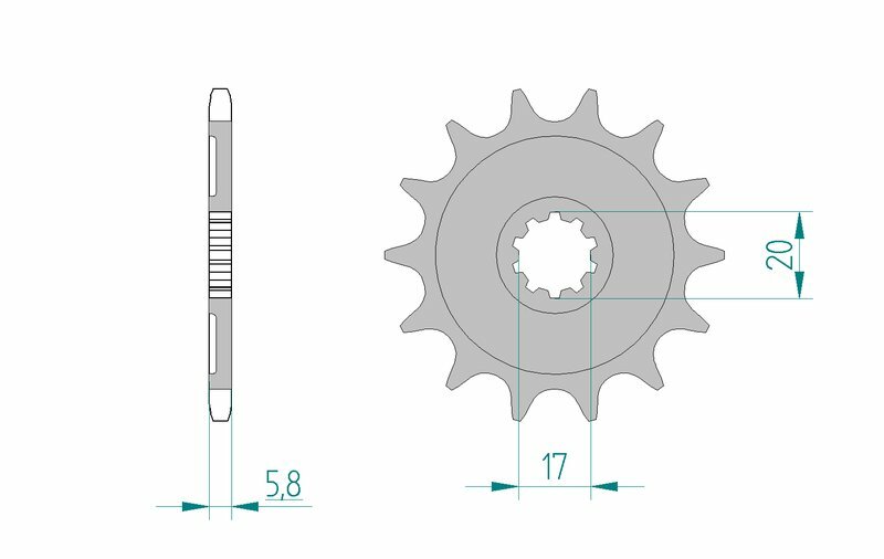 AFAM Steel Standard Front Spack 24304 - 520