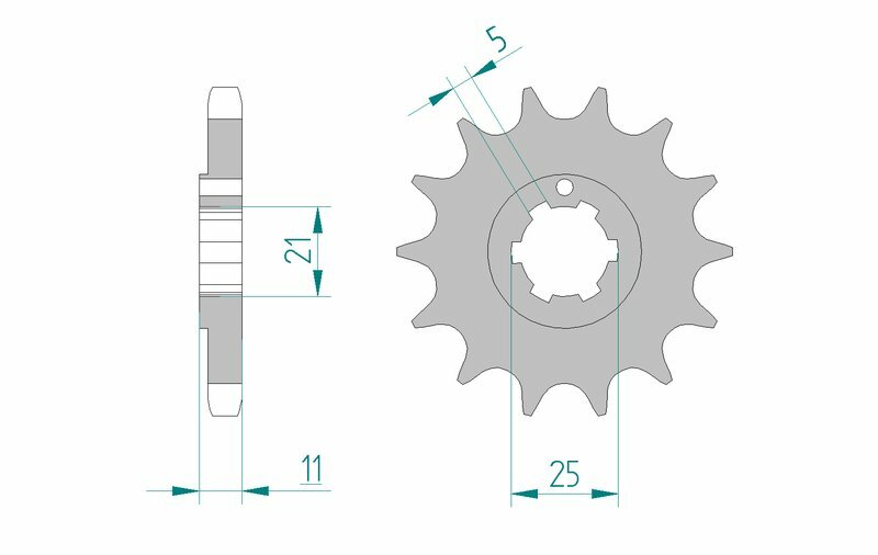 AFAM Steel Standard Front Spack 24400 - 530