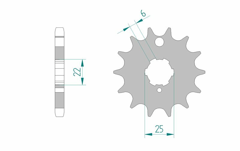 AFAM Steel Standard Front Spack 24401 - 530