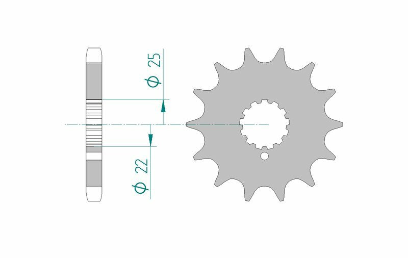 AFAM Steel Standard Front Spack 24504 - 530