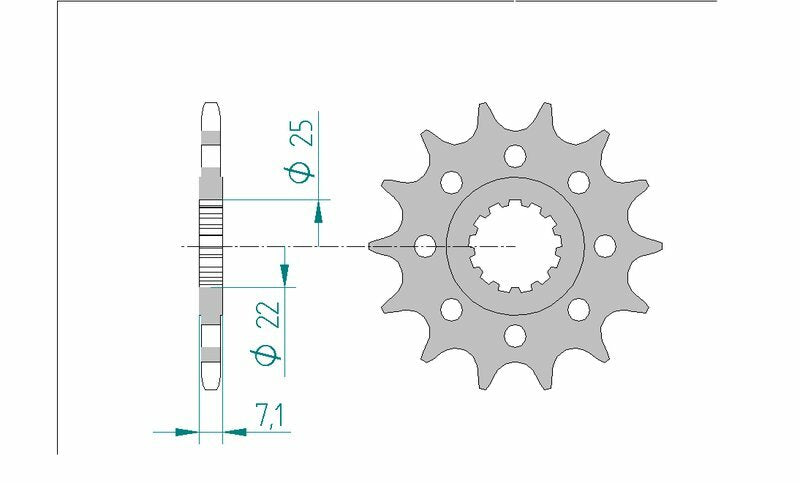 AFAM Steel Standard Front Spack 24511 - 520