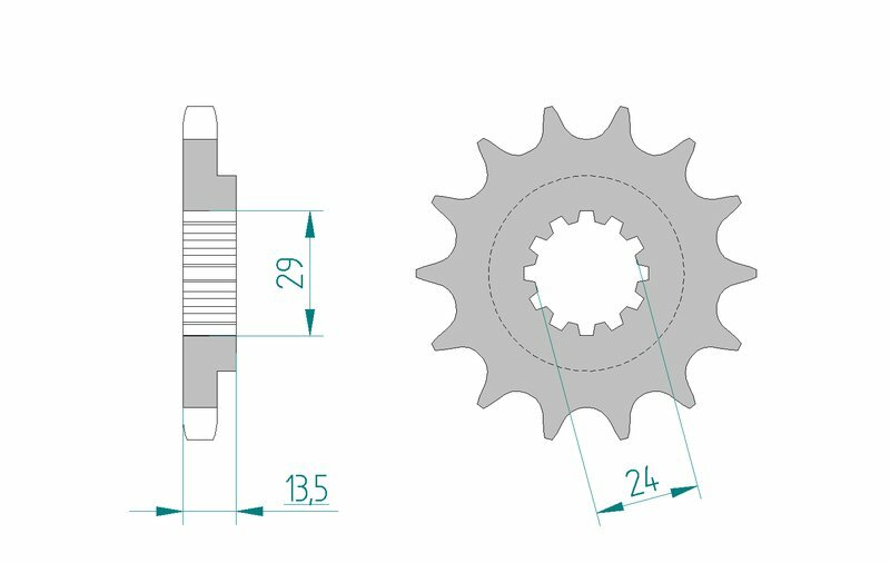 AFAM Steel Standard Front Spack 24900 - 530