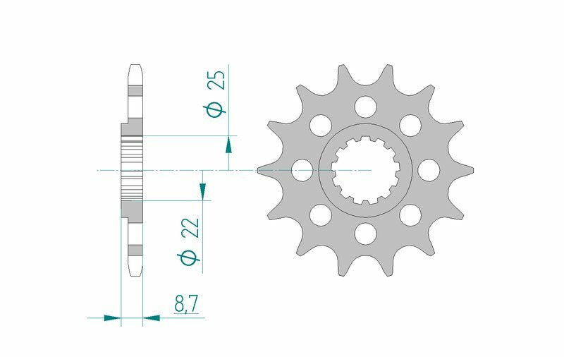 AFAM Steel Standard Front Stmack 28402 - 520