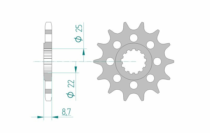 Afam Steel Standard Front Stmack 28403 - 525