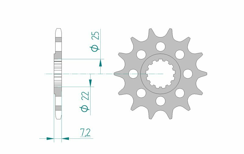 AFAM Steel Standard Front Spack 28404 - 520