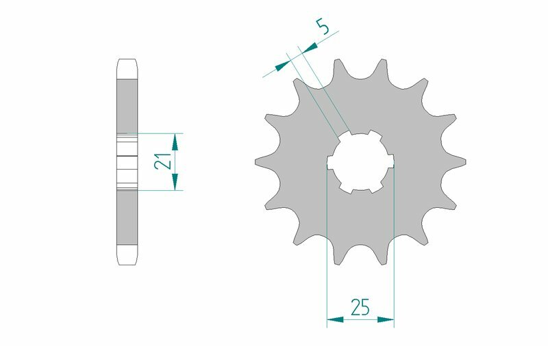 AFAM Steel Standard Front Spack 30301 - 530