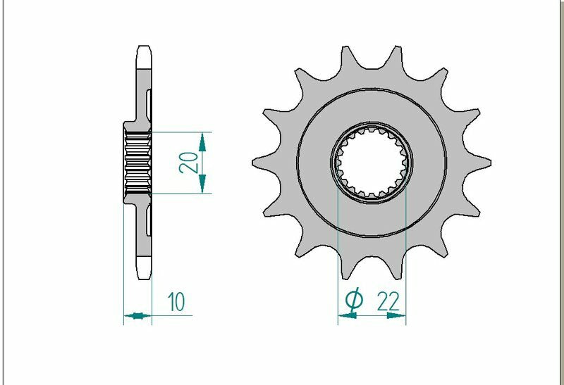 AFAM Steel Standard Front Spack 43302 - 520