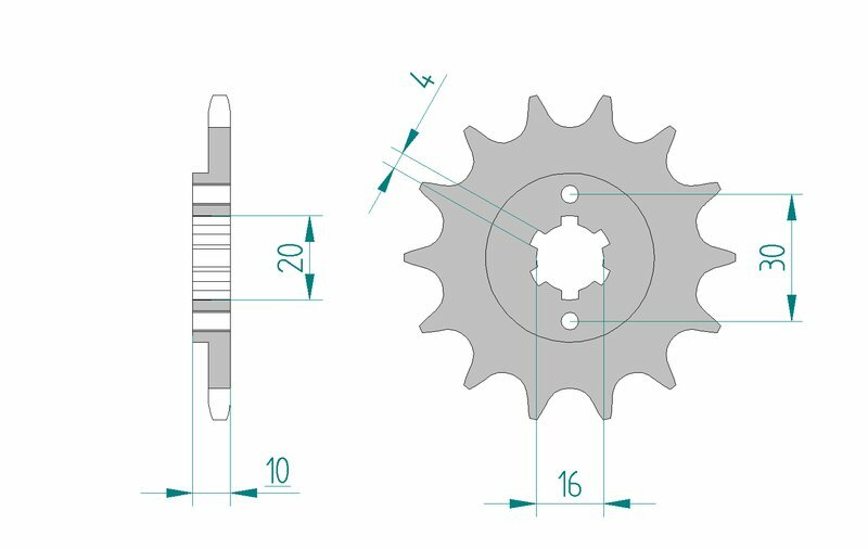 AFAM Steel Standard Front Spack 46203 - 520