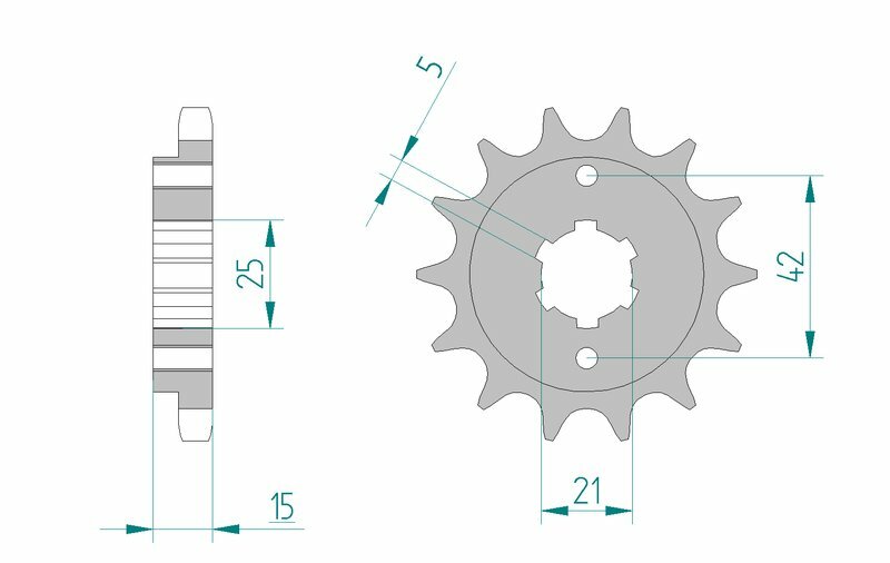 AFAM Steel Standard Front Spack 52500 - 530