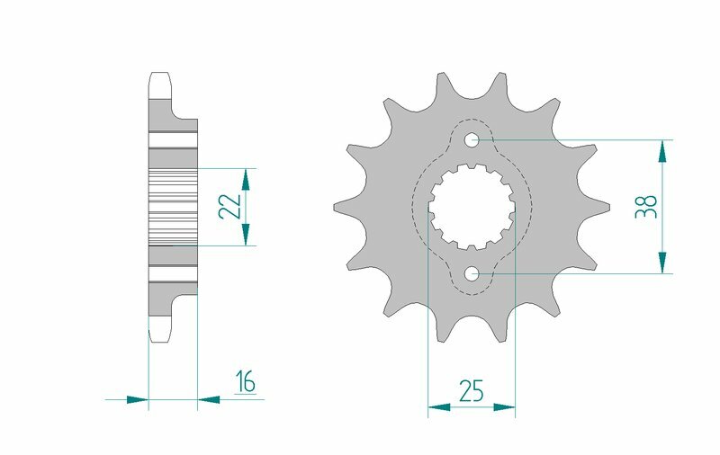 Afam Steel Standard Front Spack 52608 - 525