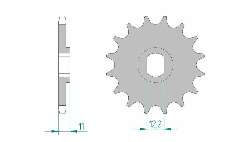 Afam Steel Standard Front Spack 55201 - 428