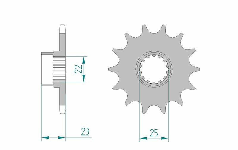 AFAM Steel Standard Front Spack 58500 - 520