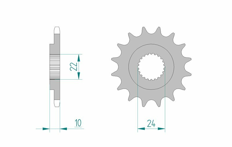 AFAM Steel Standard Front Spack 61301 - 520