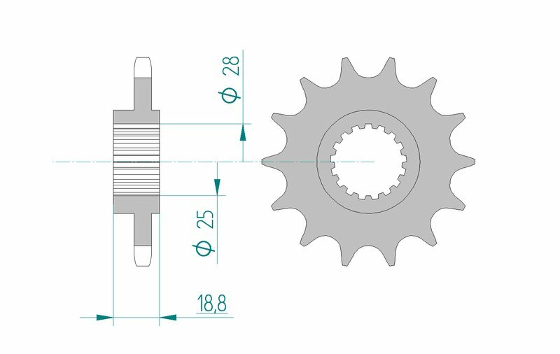 AFAM Steel Standard Front Spack 61600 - 525