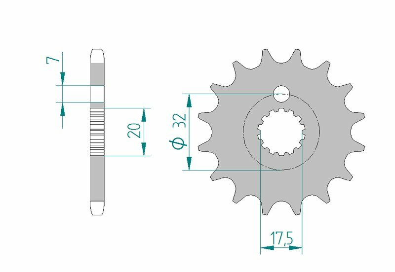 AFAM Steel Standard Front Spack 85200 - 428