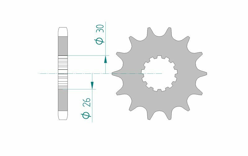 AFAM Steel Standard Front Spack 88800 - 530