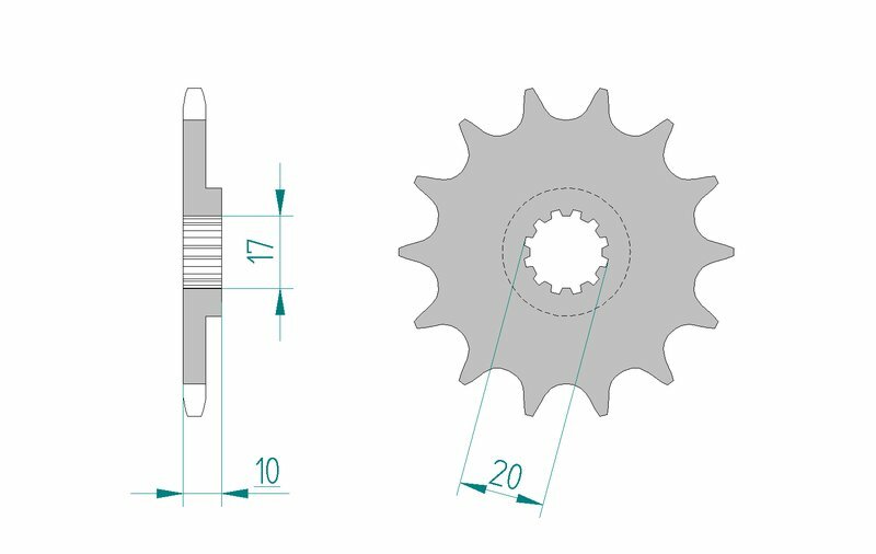 AFAM Steel Standard Front Spack 94301 - 520