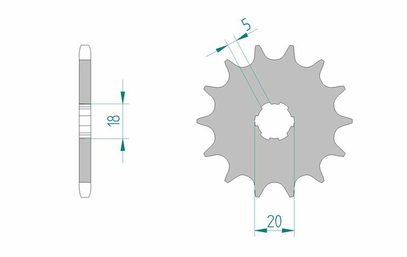 AFAM Steel Standard Front Spack 94305 - 520