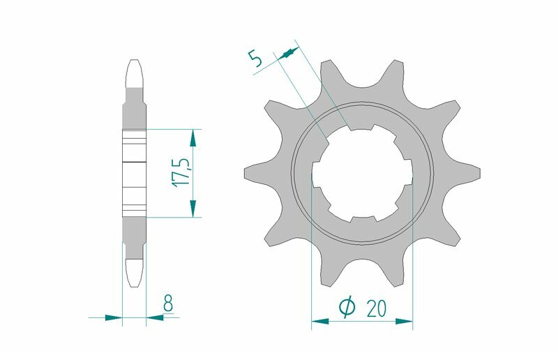 AFAM Steel Standard Front Spack 94306 - 520