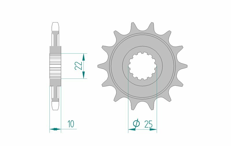 AFAM Steel Standard Front Spack 94312 - 520